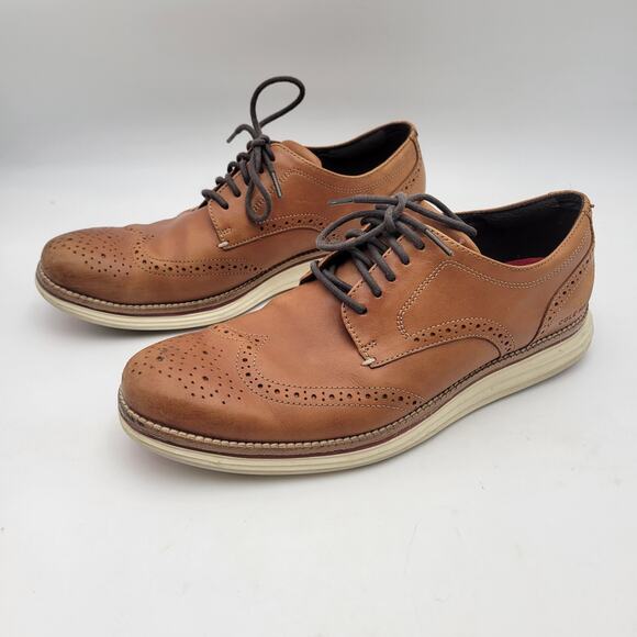 Cole Haan Men\'s Originalgrand Energy Merid SW British Tan Full Leather Sz 11.5 main image 4